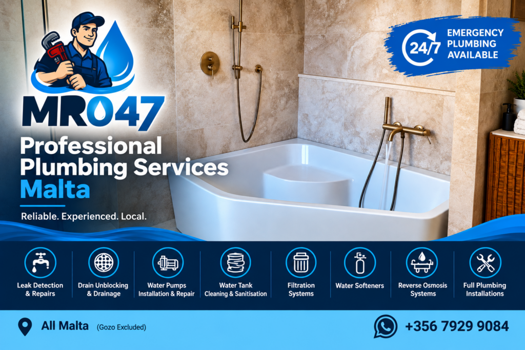 MR047 Plumbing Services Malta